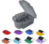 Peine guía de 8 colores para perros, compatible con Heiniger/MOSER Max45/50, Andis, Oster A5, Wahl KM10, hoja desmontable (10/15/30 cuchillas)