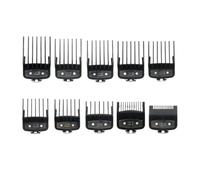 Peine Guía De Límite, Compatible Con WAHL, Kemei, VGR, Wmark | Peine guía de repuesto de corte de pelo universal for múltiples marcas de cortapelos(Metal-10PcsBlack)