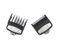 Peine Guía De Límite, Compatible Con WAHL, Kemei, VGR, Wmark | Peine guía de repuesto de corte de pelo universal for múltiples marcas de cortapelos(2Pcs-Black)