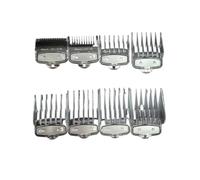 Peine Guía De Límite For Cortapelos, 8/10 Uds., Compatible Con WAHL Y Kemei | Recortadora Universal, peine guía de peluquero, herramienta de corte de pelo, peines de límite(8pcs Clear)