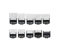 Peine Guía De Límite For Cortapelos, 8/10 Uds., Compatible Con WAHL Y Kemei | Recortadora Universal, peine guía de peluquero, herramienta de corte de pelo, peines de límite(10pcs Black)