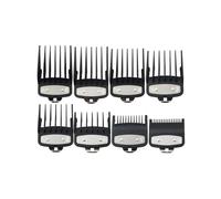 Peine Guía De Límite For Cortapelos, 8/10 Uds., Compatible Con WAHL Y Kemei | Recortadora Universal, peine guía de peluquero, herramienta de corte de pelo, peines de límite(8pcs Black)