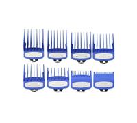 Peine Guía De Límite For Cortapelos, 8/10 Uds., Compatible Con WAHL Y Kemei | Recortadora Universal, peine guía de peluquero, herramienta de corte de pelo, peines de límite(8pcs Blue)
