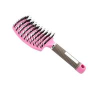 Peine Hairbrush Women Wet Curly Detangle Hair Brush Brushes Scalp Massage Comb for Salon Hairdressing Styling Tools(Pink)