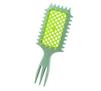 Peine hexagonal hueco para mujer, herramienta de peinado, mango cómodo, adecuado para todo tipo de cabello, cepillo de pelo hexagonal