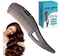 Peine hueco para el cuidado del cabello templado Com-b desenredante H-air peine Com-b para varios tipos de aire H y poblaciones para el hogar, viajes, dormitorio, apartamento, hotel