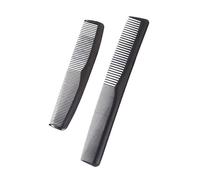Peine Juego de 2 peines finos plástico for mujer y hombre, tamaño bolsillo, especiales for pelucas cabello natural