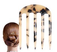 Peine lateral francés, peines laterales para mujer - Peine de peinado creativo,Conjunto de peines laterales para cabello francés Vintage, peine retorcido, pinza para el cabello, accesorios para