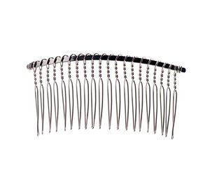 Peine lateral para velo de boda, pinzas de pelo de metal, 20 dientes, accesorios para el pelo para mujeres y mujeres