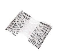 Peine Mágico para el Cabello, Peines Mágicos Dobles, Ligero y Resistente para Bodas de Graduación (WHITE)
