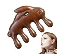 Peine Masajeador | Cepillo De Madera De Dientes Anchos - Estímulo Capilar y Masajeador para el Pelo - Para Estimular Relajación De Cara Cuello Manos Hombros Hombres Mujeres