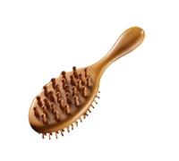 Peine Masajeador De Cabelludo Madera Mano Para Pieles Sensibles Y Herramienta Masaje Sándalo Bienestar Holístico