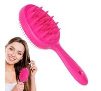 Peine Masajeador De Cuero Cabello | Masajeador De Cuero Cabello Para Ducha,Cepillo Multi Funciones Con Mango Ergonómico Para Mujeres Hombres Adolescentes Deportivos