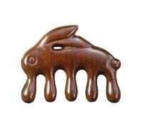 Peine Masajeador de Cuero Cabelludo de Madera | Dientes Anchos Manual Portátil - Herramienta De Masaje Capilar Peine Para Crecimiento - para Cuello Mano Pierna Hombro Hombre Mujer Relajación