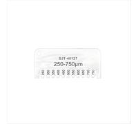 Peine medidor de espesor de película húmeda de acero inoxidable, probador de revestimiento de doble cara para revestimientos orgánicos, barniz de resina, para herramienta de metal para proyectos de