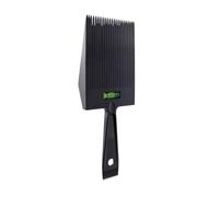 Peine Men's Hair Cutting Positioning Comb Barber Scissor Set Flat Head With Horizontal Accessories(Black)