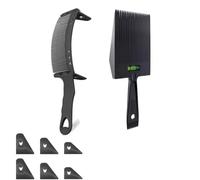 Peine Men's Hair Cutting Positioning Comb Barber Scissor Set Flat Head With Horizontal Accessories(Color1)