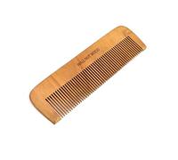 Peine natural de madera de nogal, herramienta de aseo de madera hecha a mano