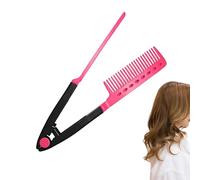 Peine Para Alisar El Cabello, Alisador Con Forma De V Para El Estilizado Y La Division Del Cabello, Accesorio De Peine Para Plancha De Pelo, Para Hogar Viaje Vacaciones Salidas Y Hotel