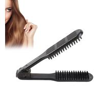 Peine para alisar el cabello en ambos lados, peine para el cabello, herramientas para peinar, peine con cerdas de jabalí, cepillo desenredante para reducir las puntas dobles,