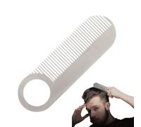 Peine para barba de acero inoxidable - Peine para barba y bigote, peine para el cuidado del cabello, peine de cómoda para el cuidado diario y el estilo de construcción de acero inoxidable, nuestro