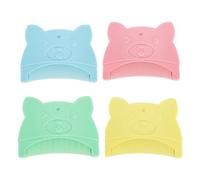 Peine para Bebé, 4 Piezas Peine para Costra Láctea para Recién Nacido, Peine para Bebés, Peine para Niños, Suave y Seguro, Adecuado para Bebés y Niños para Organizar el Cabello, Multicolor