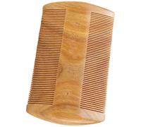 Peine para Bigote para Hombre de Madera con Dobles y Talla | Acabado Manual, Superficie Redondeada y Antideslizante, Diseño Simple y Elegante