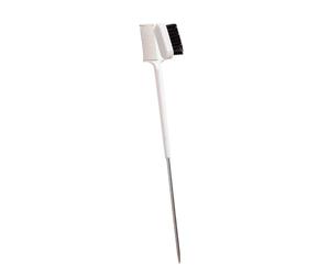 Peine para cabello con control lateral, cepillo, White | Cepillo con herramienta de peinado de de rata para mujer y niña
