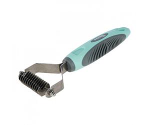 Peine para desbastar y desenredar - Kerbl - Color: Menta - Menta | Opción: 12 Hojas