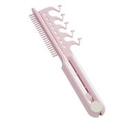 Peine para desenredar el cabello, 2 en 1, mango largo, esponjoso, antiestático, removedor de nudos, para mujeres, fino, grueso, rizado, largo, sin tirones, sin dolor, herramienta de peinado rosa