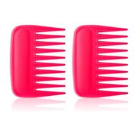 Peine para desenredar el cabello, 2 unidades de mini peines de palma, pequeños peines antiestáticos, cepillo profesional para mechones, peine de viaje de bolsillo para hombres y mujeres, cabello