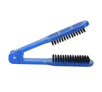 Peine para Desenredar el Cabello, Cepillo para el Cabello de Cerdas Suaves, Antiestático, Resorte Importado, Doble Cara para Alisar el Cabello, Dar Forma(azul)