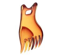 Peine para el cabello, 3 peines de textura de dientes anchos, peine de peinado para peinados retro con cabeza de aceite