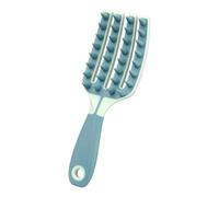 Peine para el cabello cepillo masajeador del cuero cabelludo champú limpiador profundo depurador de cabello removedor de cabello peine de silicona para el cuidado del cuero cabelludo húmedo y seco