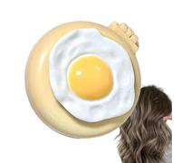 Peine para el cabello con cojín de aire, cepillo para el cabello de viaje - Cepillo desenredante con patrón de huevo | Cepillo de cabelludo de dibujos animados lindo, cepillo de para