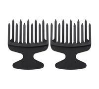 Peine Para El Cabello De 2 Piezas, Peine Para Rizos, Peine Para El Hogar, Peine De Plástico, Peine De Dientes Anchos, Peine Portátil