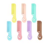 Peine Para El Cabello De Bebé De 7 Piezas, Mini Peine Para El Cabello De Color Caramelo, Peine Para El Cabello Pequeño Y Simple Para Niños, Peine Para El Cuidado Del Cabello Con Dientes Redondos