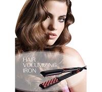 Peine para el cabello liso Plancha para el cabello Estilo de cerámica Voluminización del cabello Planchas planas Calefacción MCH Artefacto esponjoso Alicates para la permanente del maíz para todo