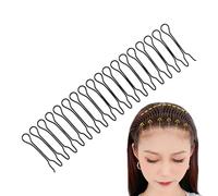 Peine para el cabello - Peine de fijación invisible de 8,27 pulgadas, pine de peluquería ajustable, pines laterales para el cabello con pasador en U de metal invisible | Herramienta de peinado Updo