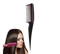 Peine para el cabello - Peine rodillo desenredante profesional | Peine para peinar el cabello con rodillo incorporado, herramienta de peluquería para peinar, cepillar la espalda, peinar, separar, herr