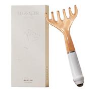 Peine Para El Cabelludo,6 Púas Masajeador de Resina para Cabeza y Cuello - Peine Antiestrés para Cabelludo y Cabello - Uso en Salón, Ducha y Viaje - Unisex y Hogar