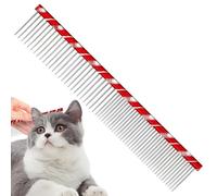 Peine para el cuidado de perros - Portátil de acero inoxidable con revestimiento antiadherente, herramienta de desfiltrar de metal para cachorros, para gatos, cachorros y , contra enredos y