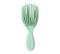 Peine para el pelo con diseño ergonómico para desenredar y estimular eficazmente el cuero cabelludo, adecuado para el uso diario (verde)