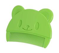 Peine para el pelo para bebés con dibujos animados de oso peines de leche para bebés niños cabeza de baño calmante para niños conjunto para piel sensible para recién nacidos y cepillos para la sarna
