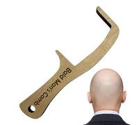 Peine Para Hombre Calvo, Cepillo Sin Puas Para Calvos, Cepillo Para Calvos Broma, Herramientas De Aseo Divertidas, Regalo De Broma Divertida Para Fiestas Navideñas