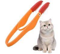 Peine para manchas de lágrimas - Peine de silicona para quitar manchas de lágrimas para perros con mango antideslizante - Removedor de mojar ojos de perro, peine suave para mascotas, ojos y orejas