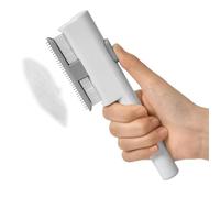 Peine para mascotas | Cepillo de eliminación de de dientes de metal, cepillo autolimpiante para el aseo diario en interiores y exteriores, jardín, viajes, apartamento, baño, parque, hogar
