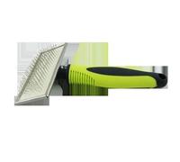 Peine para Mascotas con púas de Acero dobladas, Ideal para desenredar y Eliminar el Pelo Suelto.