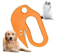 Peine para nudos para mascotas: diseñado para ser fácil de transportar y agarrar, peine para depilación para perros y gatos, accesorio de aseo para el cuidado de la caída del cabello, fácil de usar |