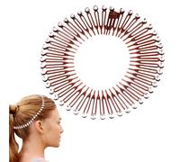 Peine para peinar el cabello, coloridos, peines de peluca con diamantes de imitación, clips decorativos de , accesorios para el cabello, juego de accesorios de para fijar pelucas, salón